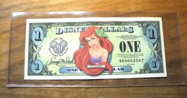 2007 DISNEY DOLLAR - ARIEL - Mint Condition - THE LITTLE MERMAID - &quot;A&quot; S... - $34.95