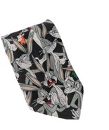 Vtg 1993 Looney Tunes Mania Bugs Bunny Rabbit Expressions Faces Necktie - €13,67 EUR