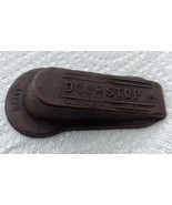 Vintage Antique DAISY Rubber Wedge Door Stop Brown - $23.45 CAD