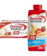 Premier Protein Protein Shake, Strawberries &amp; Cream, 30g Protein, 1g Sug... - $45.99