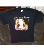 RARE Celine Dion “Celine Sur Les Plaines” 2008 Black T Shirt Medium NEW! - $325.68 MXN
