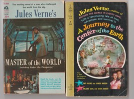 2 Jules Verne movie tie-ins Master of the World/Journey to the Center of Earth - £11.17 GBP