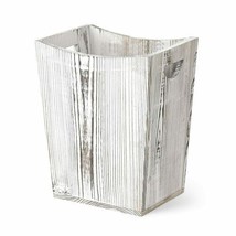 Wood Trash Can, Rustic Farmhouse Wastebasket Bin For Bathroom, Office, Bedroom - £33.55 GBP