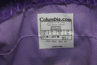 Columbia Powderbug Plus II Boots in Emperor, Paisley Purple Youth Size 3 Item image 15