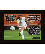 Alex Morgan Soccer Motivation Quote Poster Print Inspirational Wall Art ... - $22.99+