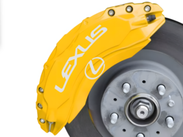 Lexus Car brake caliper tuning 6pcs, mirror silver - $17.99