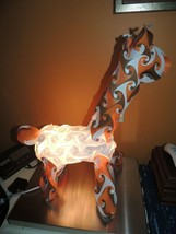 IQ Puzzle Lamp 18&quot; Giraffe orange white creative modern jigsaw light fig... - $268.22 MXN