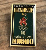 1996 100 Olympic Torch Games ATLANTA Collection Authentic Enamel Lapel Pin - $9.49