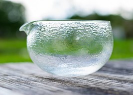 Glass Matcha Bowl with Spout - Spouted Matcha Bowl - Clear Chawan - £15.92 GBP