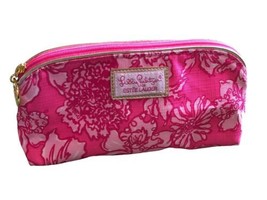 Lilly Pulitzer for Estee Lauder PINK FLORAL Cosmetic MakeUp Bag New - £8.92 GBP