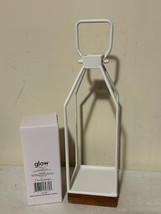 New Open Candle Lantern with snowman led Pillar Candle image 6