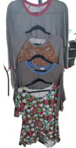 Lula roe Randy And Perfect Tee shirts  XL Lot of 4 - £13.65 GBP