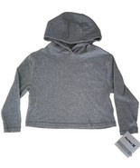 HURLEY ~ Hooded ~ Long Sleeve Shirt w/Hair Tie ~ Grey Heather ~ Girls&#39; S... - $534.05 MXN