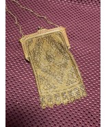 Vintage Whiting &amp; Davis Goldtone Beaded Mesh Purse With Gold Chain Strap... - $238.50 CAD