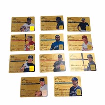 95 Donruss Baseball Studio Gold Credit Card Lot Of 11 -Bonds Boggs Molitor Gwynn - £29.84 GBP