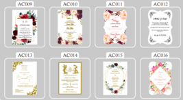 50pcs Wedding invitation Printable,Insert Cards,Insert Cards with printi... - $16.00