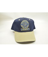 Southern Railway Serves The South Piedmont Baseball Cap Hat Tan And Blue - $439.26 MXN
