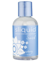 Sliquid Naturals Swirl Lubricant - 4.2 oz Blue Raspberry - £15.81 GBP