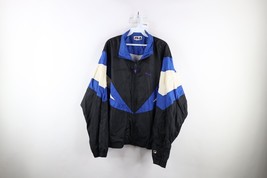 Vintage 90s Fila Mens XL Spell Out Color Block Lined Windbreaker Jacket Coat - £39.41 GBP