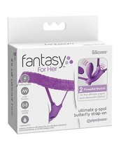 Fantasy For Her Ultimate G-spot Butterfly Strap On Purple - £52.01 GBP