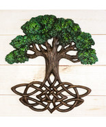 Celtic Tree of Life Yggdrasil With Knotwork Roots Decorative Wall Plaque... - $55.67 CAD