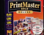 Print Master Gold Deluxe Software - $4.95