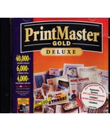 Print Master Gold Deluxe Software - $4.50
