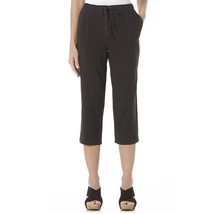 Women&#39;s Laura Scott Missy Crop Pants Black Size Small  NEW - $19.34