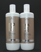Schwarzkopf BlondMe Tone Enhancing Bonding Shampoo 33.8oz, Set of 2 - £31.49 GBP