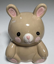 piggy banks for kids Russ Berrie Teddy Bear Tan Pink HKL0990 About 3 Inches - £7.50 GBP