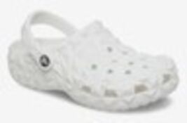 Crocs Classic Men’s Geometric White Slip-On Clogs!!(Men 13) - $34.20