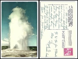 Yellowstone National Park Postcard - Old Faithful Geyser &quot;3&quot; M8 - €2,45 EUR