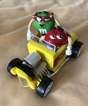 Green &amp; Red m&amp;m&#39;s Hot Rod candy Dispenser - £12.36 GBP