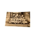 RPPC Postcard School Classroom Photo Real Photo Postcard Old VTG B&amp;W UNP... - $56.99