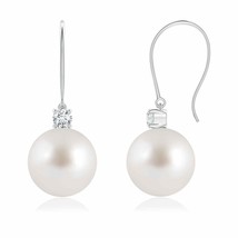 South Sea Cultured Pearl Drop Earrings for Women in 14K Gold (AAA, 9MM) - £583.01 GBP