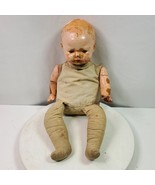 Antique 1924 EIH Inc Composition Baby Doll 18 Inch Eyes Open Signed - €158,78 EUR