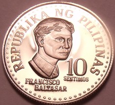 Rare Cameo Proof Philippines 1977 10 Sentimos ~ 4,822 Minted-
show origi... - £6.99 GBP