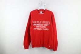 Vtg 80s Russell Athletic Womens M Maple Grove Softball Champions Sweatshirt USA - $59.35