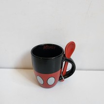 Disney Mickey Mouse Espresso Cup Classic Shorts Spoon Jerry Leigh 3 Oz - $9.49