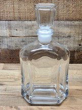 Vintage Whiskey Decanter - Hexagon Shape With Stopper - 10.75&quot; - Maker U... - $17.80