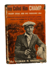 Hyman R. Segal They Called Him Champ Signed Vintage 1959 Hardcover - $19.90