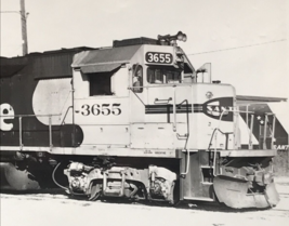 Atchison Topeka &amp; Santa Fe Railway Railroad ATSF #3655 GP39-2 Locomotive Photo - £7.62 GBP