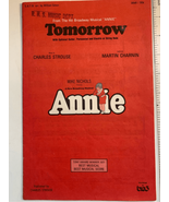 Annie Vintage Sheet Music 1977 TOMORROW Red Cover-Good Condition - £6.18 GBP