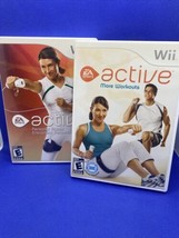 Lot of 2 EA Active Fitness Games - Nintendo Wii Both CIB Complete Tested! - £7.09 GBP