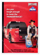 Ford Thunder Truck Wiley Petersen Dani Nardi 2007 Tri-Fold Poster Magazi... - $12.30