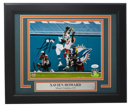 Xavien Howard Unterzeichnet Eingerahmt Miami Dolphins 8x10 Fußball Foto JSA ITP - £92.26 GBP