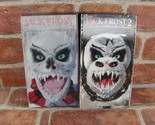 Jack Frost 1 &amp;2 LOT VHS Lenticular Cover A-Pix Cult Slasher 90s Horror M... - £81.16 GBP