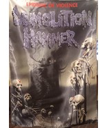 DEMOLITION HAMMER Epidemic of Violence FLAG CLOTH POSTER Thrash Metal - £14.95 GBP