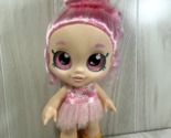 Kindi Kids Fun Time Friends Pirouetta 10&quot; bobblehead doll pink hair dres... - $15.58