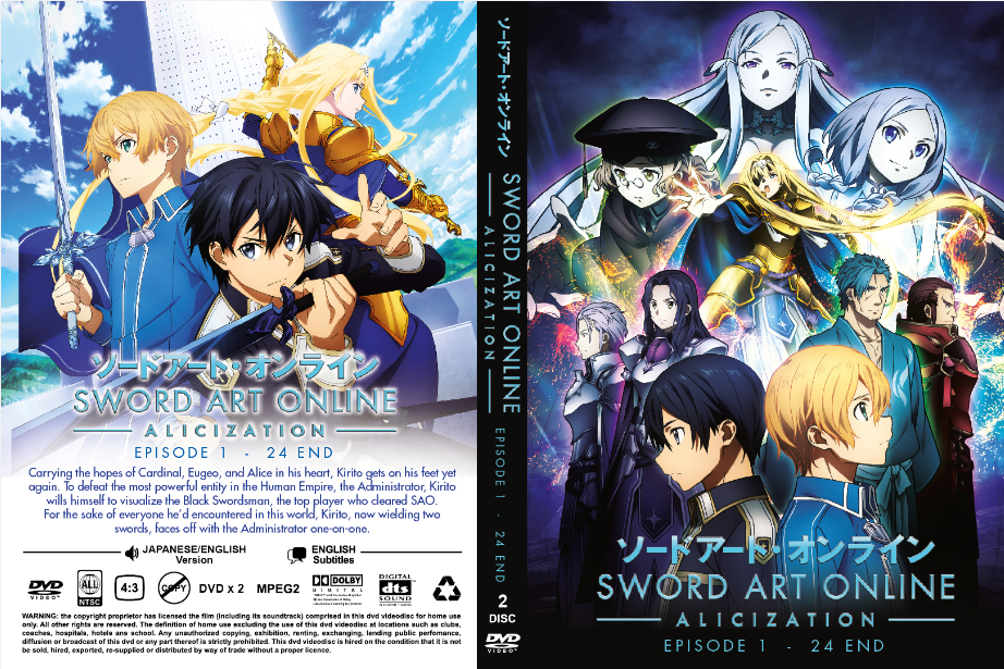 DVD SWORD ART ONLINE SEASON 3 COMPLETE BOX SET ENGLISH VERSION & SUBTITLE DVDs & Bluray Discs